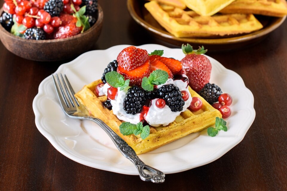 MINI WAFFLERA Desayuno Rápido y Exquisito