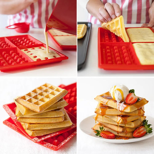 MINI WAFFLERA Desayuno Rápido y Exquisito
