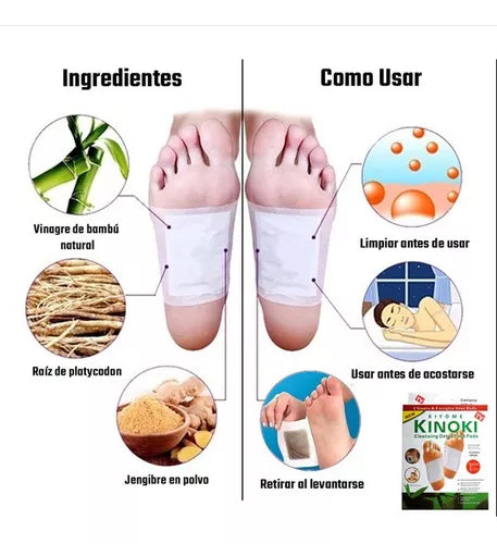 PARCHES ELIMINA TOXINAS, Mejora Circulación y Alivia Dolores